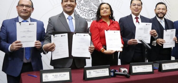 CEEPAC FIRMA CONVENIO CON LOS TRES PODERES DEL ESTADO PARA ELECCION LOCAL DEL PODER JUDICIAL 2025