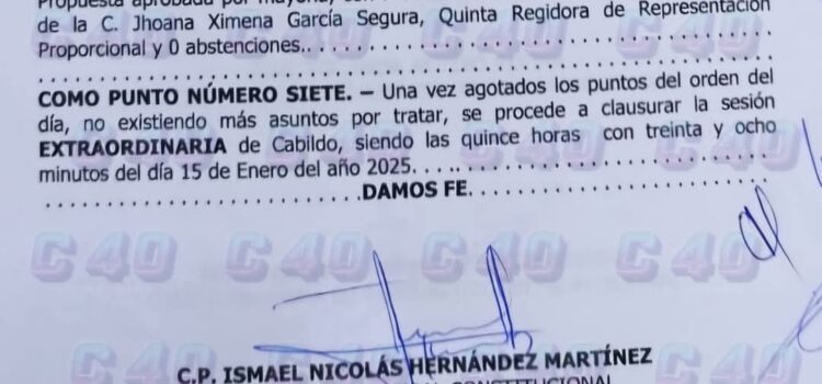 SE OPONE REGIDORA PANISTA A AHORRAR EL 10% DURANTE EL 2025 PARA CUMPLIR A FIN DE AÑO CON RESPONSABILIDADES DE AGUINALDO, ENTRE OTROS