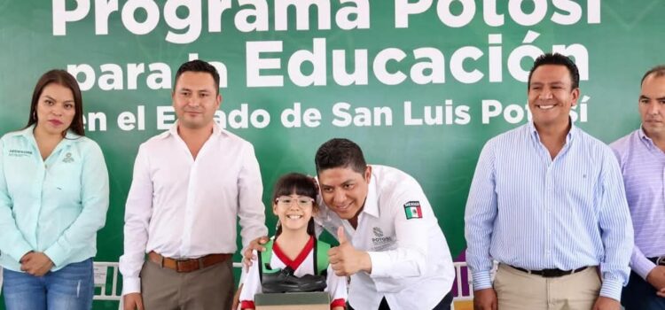 RICARDO GALLARDO FORTALECE COMPROMISO CON LA EDUCACIÓN DE LAS Y LOS POTOSINOS