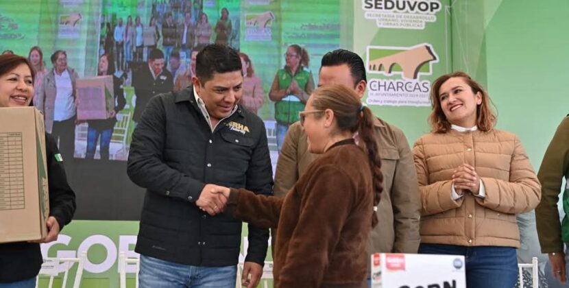 RICARDO GALLARDO MEJORARÁ LA VIDA DE LAS FAMILIAS DE CHARCAS CON MÁS APOYO