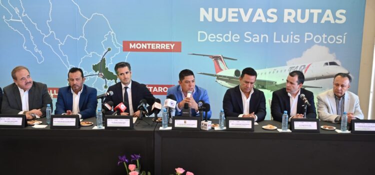 RICARDO GALLARDO FORTALECE LA CONECTIVIDAD AÉREA