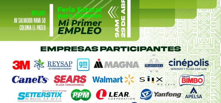 FERIA “MI PRIMER EMPLEO” OFRECERÁ MÁS DE 700 VACANTES