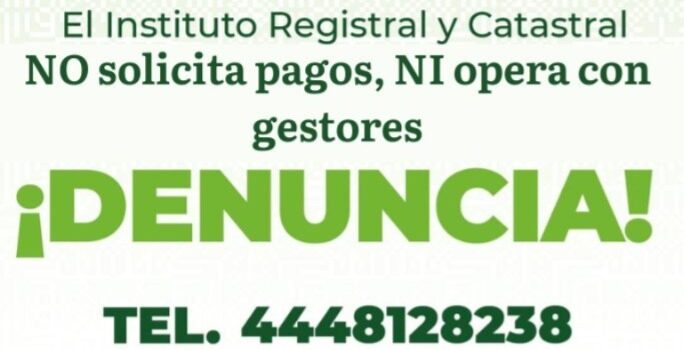 EXHORTA EL ESTADO A EVITAR FRAUDES INMOBILIARIOS