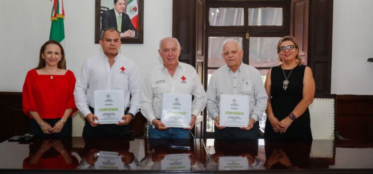 GOBIERNO DEL ESTADO FIRMA CONVENIO CON LA CRUZ ROJA