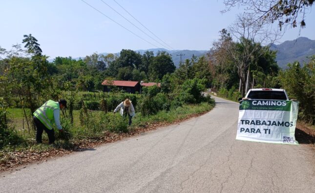 167 KILÓMETROS DE CAMINOS CONSERVADOS EN ABRIL