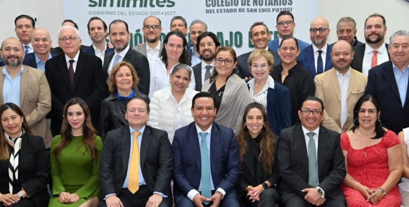 COLABORACIÓN DEL NOTARIADO FORTALECE SEGURIDAD JURÍDICA DE SAN LUIS 