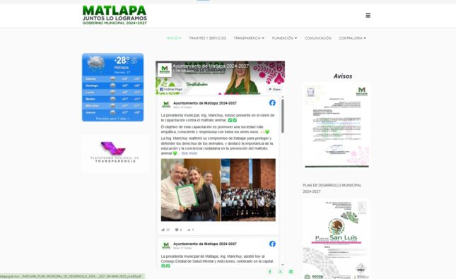 GOBIERNO ESTATAL BRINDA HOSPEDAJE WEB GRATUITO A MUNICIPIOS