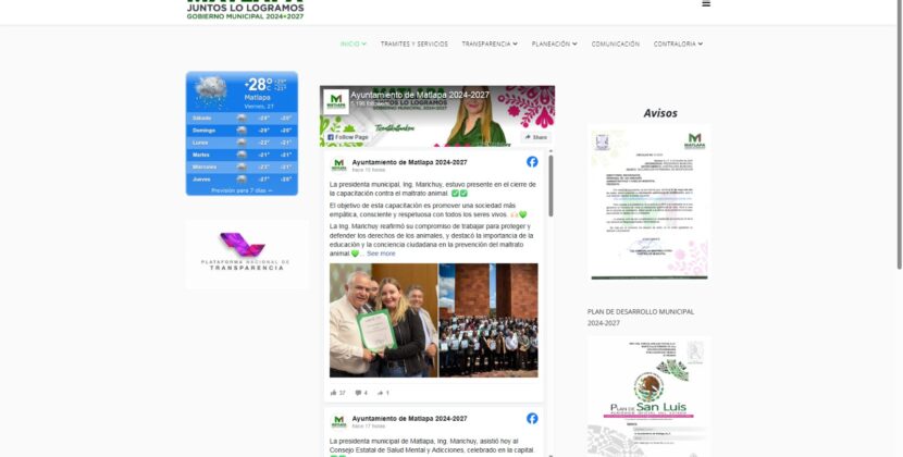 GOBIERNO ESTATAL BRINDA HOSPEDAJE WEB GRATUITO A MUNICIPIOS