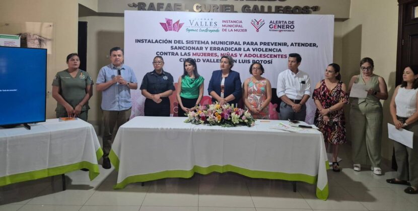 ESTADO FORTALECE ACCIONES CONTRA LA VIOLENCIA DE GÉNERO EN CIUDAD VALLES