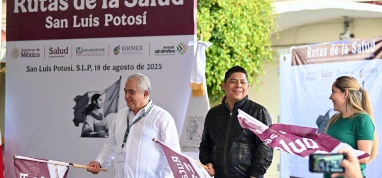 CON APOYO DE RICARDO GALLARDO INICIA EN SAN LUIS RUTAS DE LA SALUD