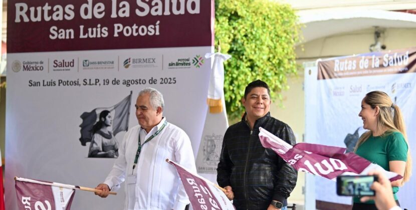 CON APOYO DE RICARDO GALLARDO INICIA EN SAN LUIS RUTAS DE LA SALUD