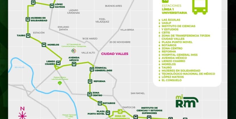 GOBIERNO ESTATAL PRESENTA LÍNEA UNIVERSITARIA DE REDMETRO EN CIUDAD VALLES